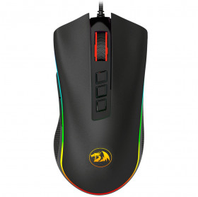 MOUSE USB GAMER REDRAGON M711 COBRA 10.000 DPI PRETO