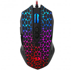 MOUSE USB GAMER REDRAGON M716 INQUISITOR RGB 10.000 DPI PRETO 