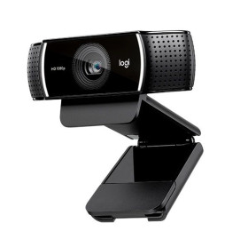 WEBCAM C922 PRO STREAM LOGITECH FHD 1080P PRETA C/TRIPE 960-001087