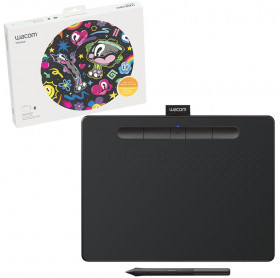 MESA DIGITALIZADORA INTUOS MEDIA/BLUETOOTH/COR PRETA WACOM CTL6100WLK0