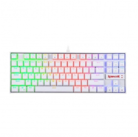 Teclado Mecânico Gamer Redragon Kumara K552W-RGB PT-Brown Branco