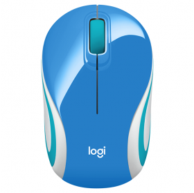 MOUSE SEM FIO MINI M187 LOGITECH AZUL 910-005360 