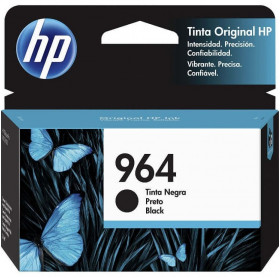 CARTUCHO HP 964 26ML 3JA53AL PRETO OFFICEJET PRO 9010 9020