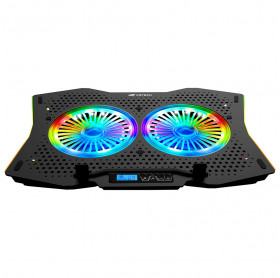 SUPORTE PARA NOTEBOOK ATE 17.3 C3 TECH GAMER RGB PRETO NBC-400BK