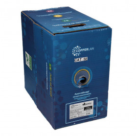 CABO DE REDE CAT.5E UTP 4PX24 AWG CMX AZUL 305 MTS - CAIXA 