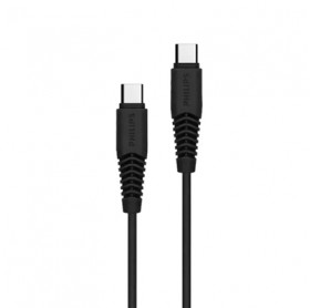 Cabo USB-C para USB-C Philips 1,2 metro Preto
