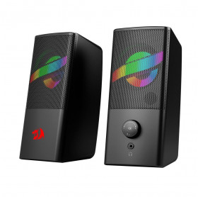 Caixa de Som USB P2 Redragon Gamer Air RGB GS530 Preta