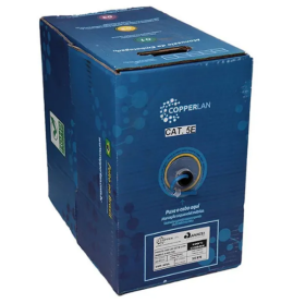 CABO DE REDE CAT.5E UTP 4PX24 AWG CMX AZUL 305 MTS NORPHEL - CAIXA 