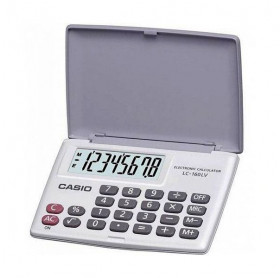 CALCULADORA DE BOLSO 8 DIGITOS BRANCA CASIO LC-160LV-WE-S4-DP    