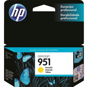 CARTUCHO HP 951 8ML CN052AB AMARELO PRO8100/8600 PRO 276DW 251DW