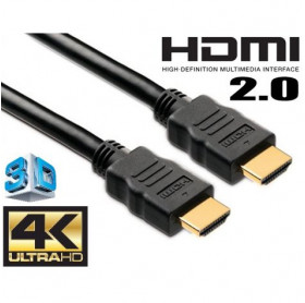 CABO HDMI-M PARA HDMI-M VS2.0 4K 15MTS GVBRASIL PRETO CBH.181