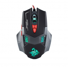 MOUSE USB GAMER HOOPSON HEXAGON GX-800 2500DPI RGB PRETO 