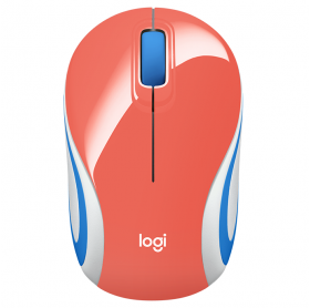 MOUSE SEM FIO MINI M187 LOGITECH CORAL 910-005362 