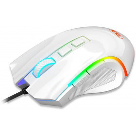 MOUSE USB GAMER REDRAGON M607W GRIFFIN 7200 DPI BRANCO