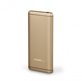 BATERIA PORTATIL 7500MAH ARGOM ELITE 2 USB 5V/2.1A/1A DOURADA ARG-PB-1125GD