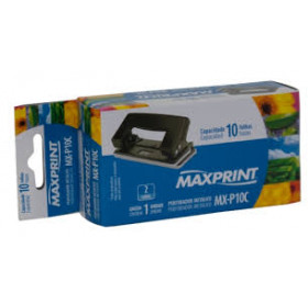 PERFURADOR METALICO MX-P10C 10 FOLHAS MAXPRINT 71447-0