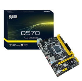 PLACA MAE REVENGER Q570 10º/11º GER LGA1200 INTEL I3/I5/I7 DDR4 VGA/HDMI/DVI