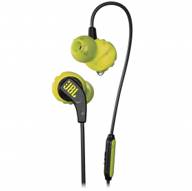 FONE DE OUVIDO AURICULAR COM MICROFONE JBL ENDURANCE RUN IPX5 PRETO/AMARELO