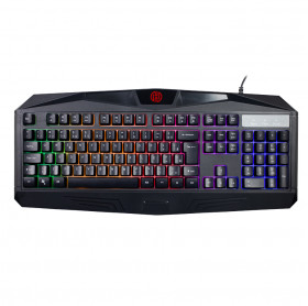 TECLADO USB GAMER HOOPSON TPC-044 BACKLIGHT 7 LED PRETO