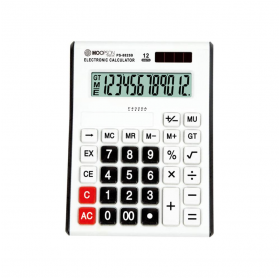 CALCULADORA DE MESA 12 DIGITOS HOOPSON BRANCA/PRETA PS-8825B