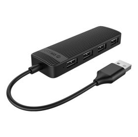 HUB USB 2.0 PARA 4 PORTAS USB 2.0 ORICO FL02 PRETO