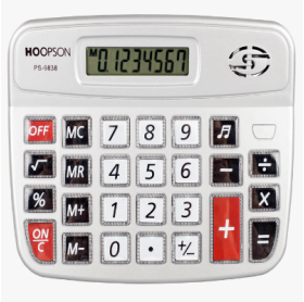 CALCULADORA DE MESA 8 DIGITOS HOOPSON PS-9838