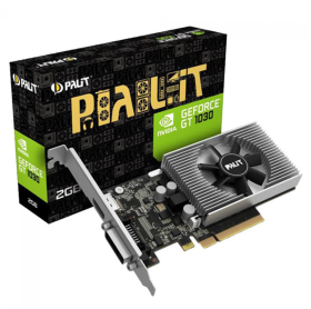 PLACA DE VIDEO 2GB DDR4 64 BITS GEFORCE GT1030 PALIT PCI- E DVI/HDMI 