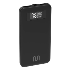 BATERIA PORTATIL MULTI PULSE 10.000 MAH PRETO CB165