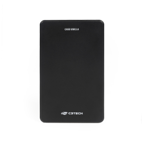 GAVETA EXTERNA C3 TECH CH-210 HDD/SSD 2.5 USB 2.0 PRETA 