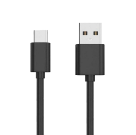 CABO USB-A PARA USB-C COMESP 2.0MT 3A PRETO 