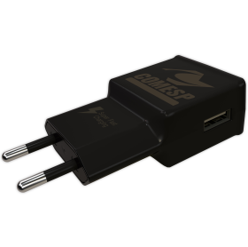 CARREGADOR DE TOMADA 15W COMESP USB-A PRETO - SEM CABO