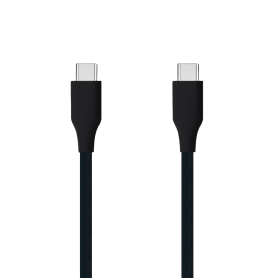 CABO USB-C PARA USB-C COMESP 1.0MT 3A PRETO 