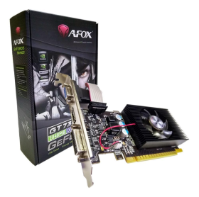 PLACA DE VIDEO 2GB DDR3 64 BITS GEFORCE GT730 AFOX PCI-E 2.0 VGA/DVI/HDMI