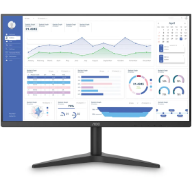 MONITOR VA 27 AOC 27B1HM WIDE FHD 75HZ 8 MS HDMI VGA VESA PRETO