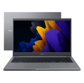 NOTEBOOK SAMSUNG BOOK NP550XDA-KH2 I5-1135G7/8GB/SSD256GB/15.6/W.11 HOME/CINZA