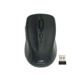MOUSE SEM FIO M-BT12BK C3 TECH DUAL 2.4GHZ/BLUETOOTH 1600 DPI PTO
