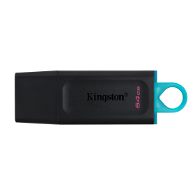 PEN DRIVE 64GB KINGSTON EXODIA USB 3.2 PRETO DTX/64GB