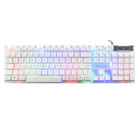 TECLADO USB EVUS TC-10W GAMER CANDY BRANCO