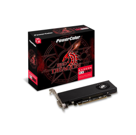 PLACA DE VIDEO 4GB GDDR5 128 BIT POWERCOLOR RX550 PCI-E 3.0 DVI/HDMI/