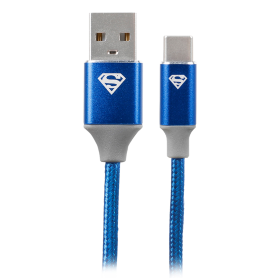CABO USB PARA USB-C DC MOBILE SUPERMAN 1.50MT 2.4A 12W 5+ 