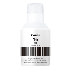 REFIL DE TINTA CANON GI-16BK PRETO PIGMENTO 167ML GX6010 GX7010