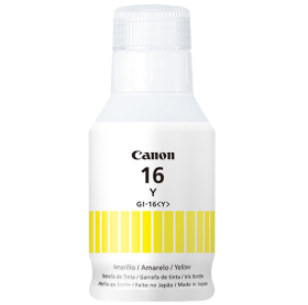 REFIL DE TINTA CANON GI-16Y AMARELA PIGMENTO 132ML GX6010 GX7010