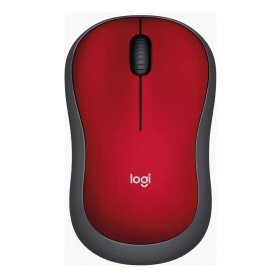 MOUSE SEM FIO M185 LOGITECH 1000 DPI VERMELHO 910-003635   