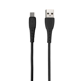 CABO USB PARA MICRO USB MAKETECH 1MT 2.4A PRETO CA-127A