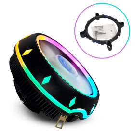 COOLER PARA CPU UNIVERSAL INTEL AMD LED RGB CP-M600 EXBOM