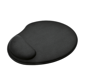 MOUSE PAD APOIO PULSO ESPUMA LETRON HOME OFFICE PRETO