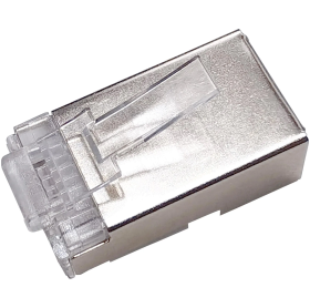 CONECTOR RJ45 CAT6 BLINDADO MACHO STORM PCT COM 10 UNIDADES