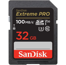 CARTÃO DE MEMORIA CAMERA 32GB SDHC EXTREME PRO UHS-I 4K SANDISK