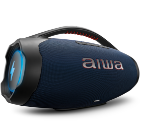 CAIXA DE SOM PORTATIL AIWA BOOMBOX BBS-01LB 200W RMS BLUETOOTH IP66 AZUL