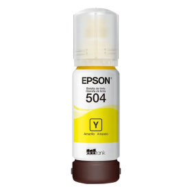 REFIL DE TINTA EPSON T504422 AMARELO 70ML L4150 L4160 L4260 L6161 L14150 L6270